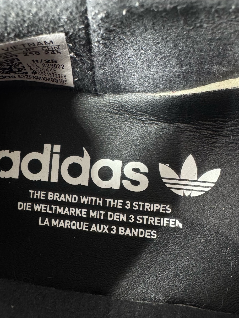 Adidas Originals Samba Jane Black Gum Sole Women's Shoes Size 8 - Picture 9 of 10